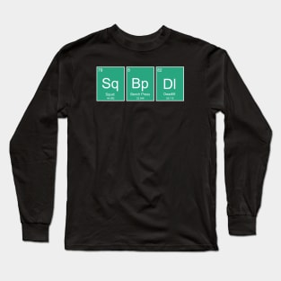 Elements of Powerlifting (Chemistry Green) Long Sleeve T-Shirt